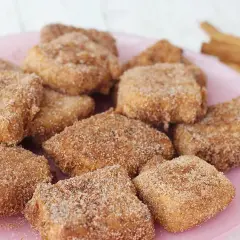 Deliciosa leche frita Thermomix, dorada y espolvoreada con azúcar y canela. ¡Un postre perfecto!