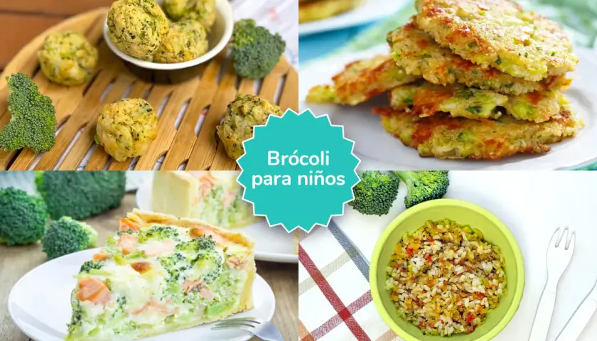 Deliciosas recetas con brócoli para niños: bolitas, tortitas, quiche y arroz. ¡Comida saludable y divertida!