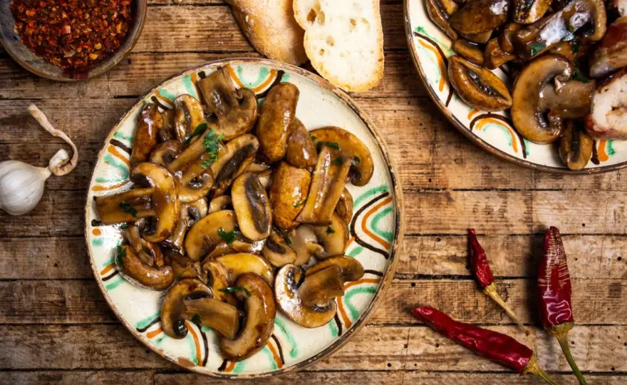 Setas a la plancha doradas y jugosas sin que queden aguadas