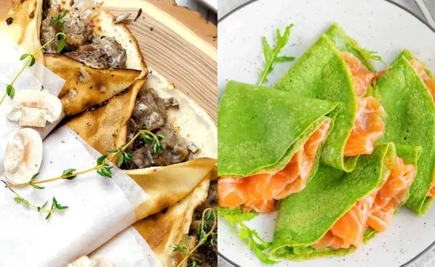 Crepes salados perfectos - La guía para una masa fina y rellenos top