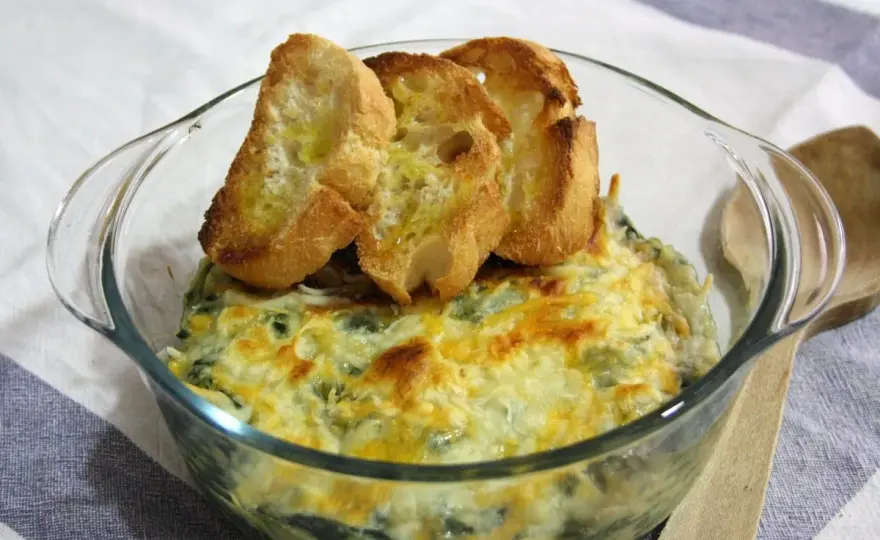 Espinacas con bechamel cremosas y bien gratinadas