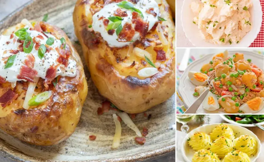 Recetas con patatas fáciles para ensaladas y platos al horno