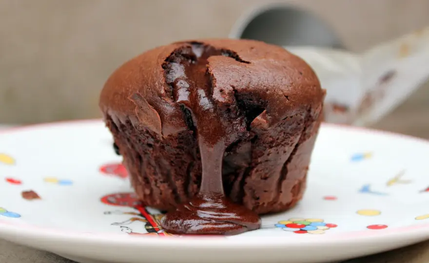Coulant de chocolate con centro líquido, paso a paso