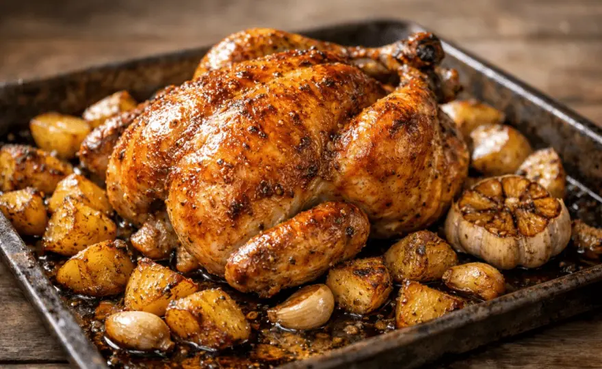 Pollo al Horno Perfecto - Jugoso, Crujiente y Sin Errores