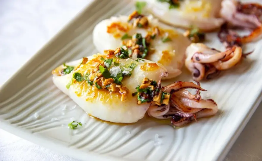 Chipirones a la plancha tiernos y dorados en 10 minutos