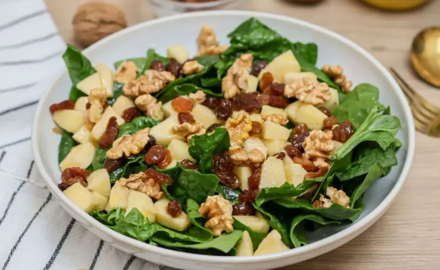 Ensalada de espinacas perfecta - Equilibrio y sabor garantizado