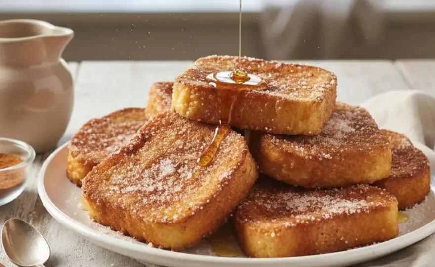 Torrijas de leche jugosas y enteras con trucos de fritura