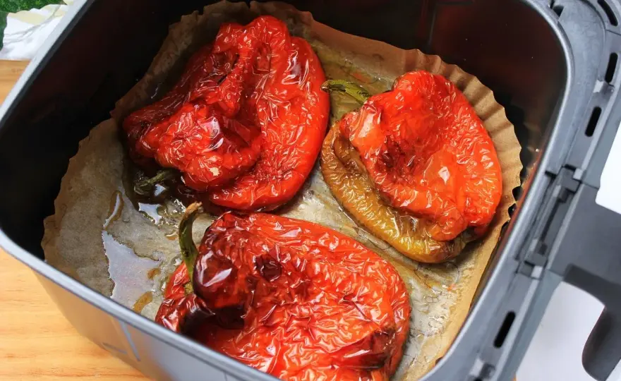 Pimientos asados en freidora de aire - ¿Cómo lograr la perfección?