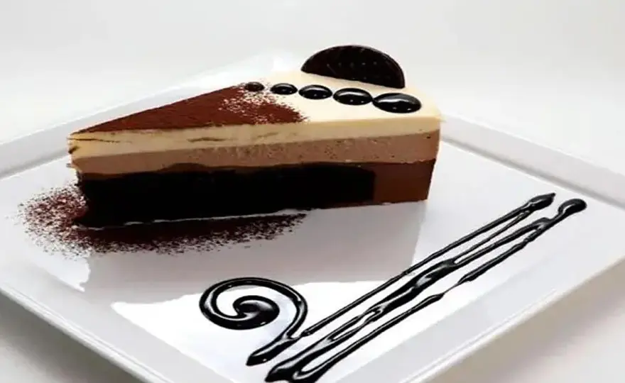 Tarta de tres chocolates sin horno - Capas perfectas