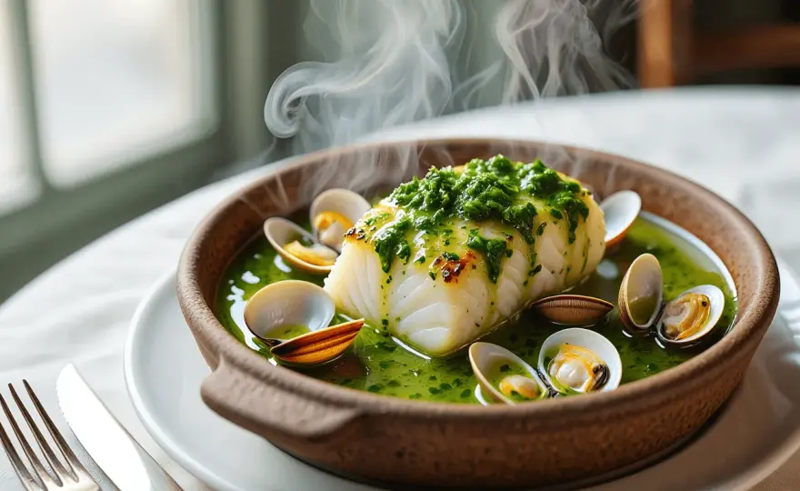 Bacalao en salsa verde perfecto - Secretos para una salsa ideal
